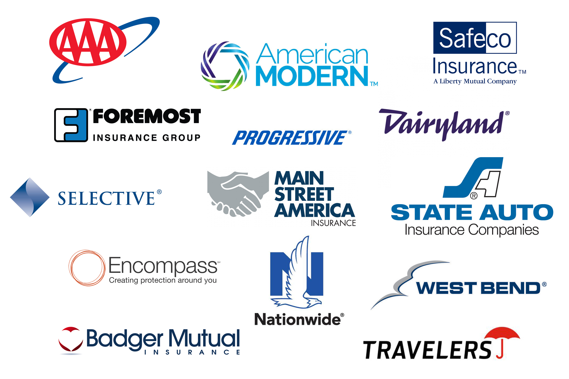 Image of all Insurance Office Carrier logos